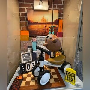 Retrospec Cricket Baby Walker Balance Bike + Schwinn Kids Bike Helmet